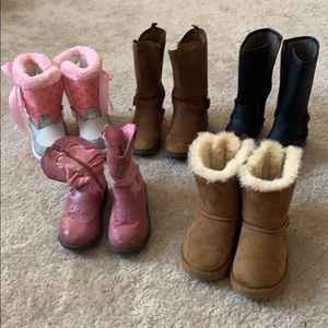 Toddler girl boot lot